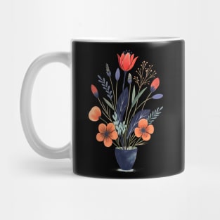 Minimalist Floral Art Mug
